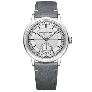 Ρολόι RAYMOND  2930-STC-65001RAYMOND WEIL Millesime Automatic Grey Leather Strap