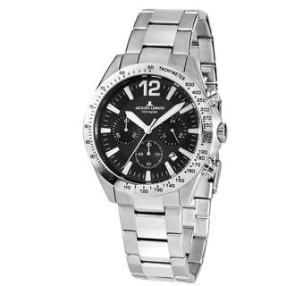 Ρολόι Jacques LEMANS 42-5D Jacques LEMANS Aktion Chronograph Silver Stainless Steel Bracelet