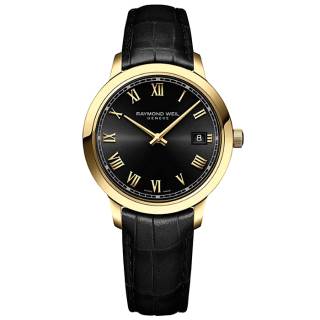 Ρολόι RAYMOND  5385-PC-00208 RAYMOND WEIL Toccata Black Leather Strap