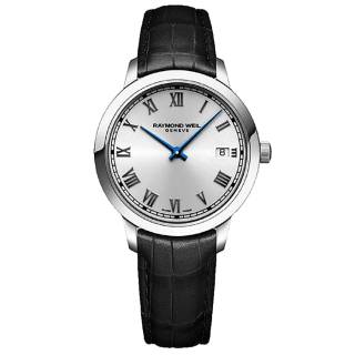 Ρολόι RAYMOND  5385-STC-00659 RAYMOND WEIL Toccata Black Leather Strap