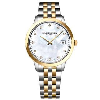 Ρολόι RAYMOND WEIL 5385-STP-97081 RAYMOND WEIL Toccata Diamonts Two Tone Stainless Steel Bracelet