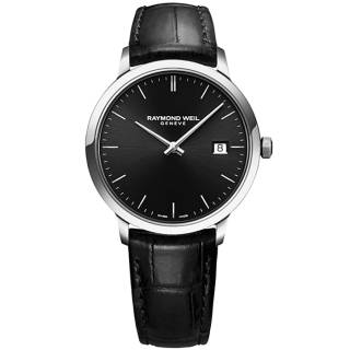 Ρολόι RAYMOND WEIL  5485-STC-20001RAYMOND WEIL Toccata Black Leather Strap