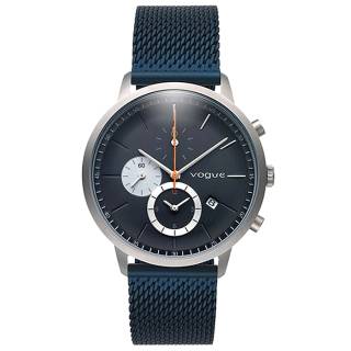 ΡΟΛΟΙ VOGUE  550881 VOGUE Unisex Chronograph Blue Stainless Steel Bracelet