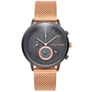 ΡΟΛΟΙ VOGUE  550891 VOGUE Unisex Chronograph Rose Gold Stainless Steel Bracelet