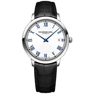 Ρολόι RAYMOND  5585-STC-00353 RAYMOND WEIL Toccata Black Leather Strap