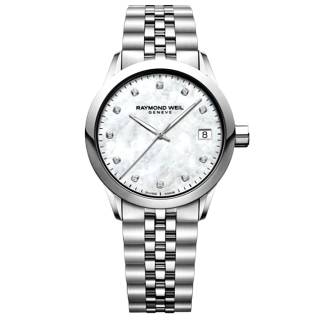 Ρολόι RAYMOND WEIL 5634-ST-97081 RAYMOND WEIL Freelancer Diamonds Silver Stainless Steel Bracelet