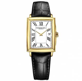 Ρολόι RAYMOND 5925-PC-00300 RAYMOND WEIL Toccata Black Leather Strap