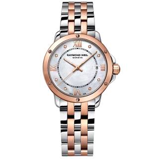 Ρολόι RAYMOND WEIL 5960-SP5-00995 RAYMOND WEIL Tango Two Tone Stainless Steel Bracelet with 8 Diamonds