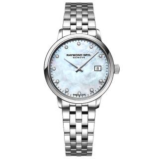 Ρολόι RAYMOND 5985-ST-97081 RAYMOND WEIL Toccata Diamonds Silver Stainless Steel Bracelet