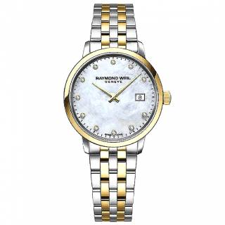 Ρολόι RAYMOND WEIL 5985-STP-97081 RAYMOND WEIL Toccata Diamonds Two Tone Stainless Steel Bracelet