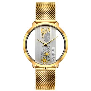 ΡΟΛΟΙ VOGUE 610141 Vogue  Telescopic Gold Stainless Steel Bracelet