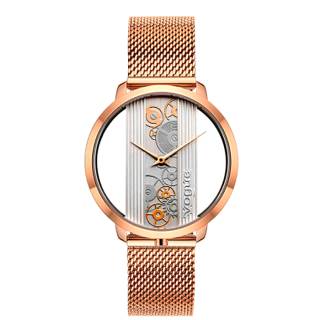 ΡΟΛΟΙ VOGUE  610151 Vogue elescopic Rose Gold Stainless Steel Bracelet