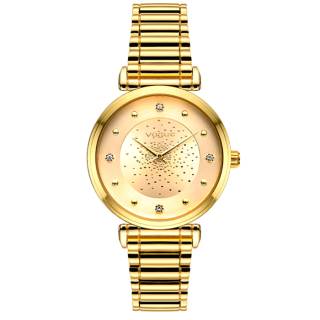 ΡΟΛΟΙ VOGUE 610242 Vogue Bind Gold Stainless Steel Bracelet