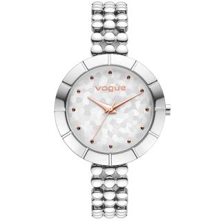 ΡΟΛΟΙ VOGUE 610581 VOGUE Grenoble Silver Stainless Steel Bracelet