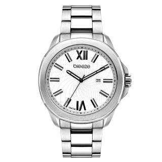 ΡΟΛΟΙ BREEZE  611042.1 BREEZE Trendster Silver Stainless Steel Bracelet