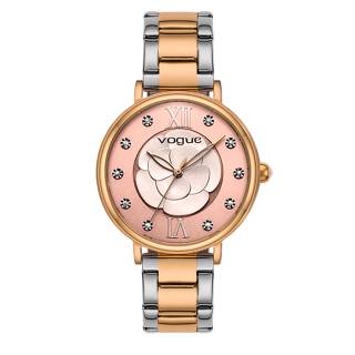 ΡΟΛΟΙ VOGUE  611671 VOGUE Princess  Two Tone Stainless Steel Bracelet