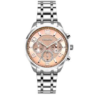 ΡΟΛΟΙ BREEZE 612211.4 BREEZE Myrina Crystals Chronograph Silver Stainless Steel Bracelet