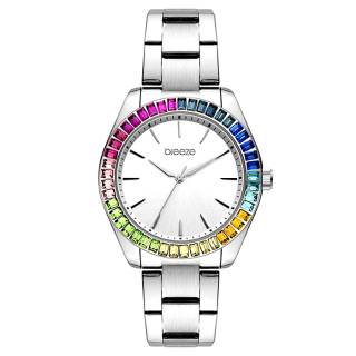 ΡΟΛΟΙ BREEZE 612411.1 BREEZE Prismatic Crystals  Stainless Steel Bracelet