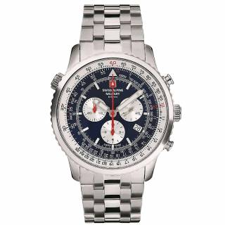 ΡΟΛΟΙ SWISS ALPINE MILITARY SAM7078.9135 SWISS ALPINE MILITARY Spirit Chronograph  Stainless Steel Bracelet