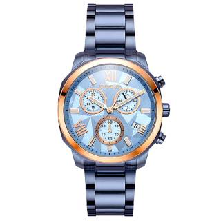 ΡΟΛΟΙ BREEZE 712011.9 BREEZE Tresor Chronograph Blue Stainless Steel Bracelet