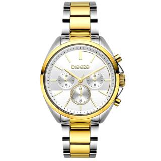 ΡΟΛΟΙ BREEZE  712031.2 BREEZE GlowRaider Chronograph Two Tone Stainless Steel Bracelet