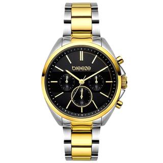 ΡΟΛΟΙ BREEZE  712031.7 BREEZE GlowRaider Chronograph Two Tone Stainless Steel Bracelet