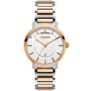 ΡΟΛΟΙ BREEZE  712081.1 BREEZE Superfect Two Tone Stainless Steel Bracelet