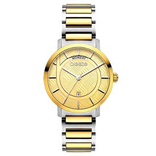 ΡΟΛΟΙ BREEZE  712081.2 BREEZE Superfect Two Tone Stainless Steel Bracelet