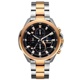 ΡΟΛΟΙ BREEZE 712112.4 BREEZE Omnius Chronograph Two Tone Stainless Steel Bracelet