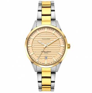 ΡΟΛΟΙ BREEZE 712361.2 BREEZE Retraux Two Tone Stainless Steel Bracelet