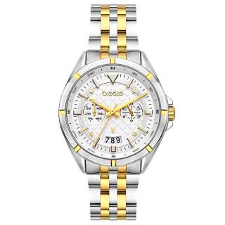 ΡΟΛΟΙ BREEZE  712472.1 BREEZE Robusto Two Tone Stainless Steel Bracelet