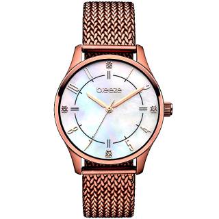 ΡΟΛΟΙ BREEZE 811101.6ALLURA BREEZE Allura Swarovski Rose Gold Stainless Steel Bracelet