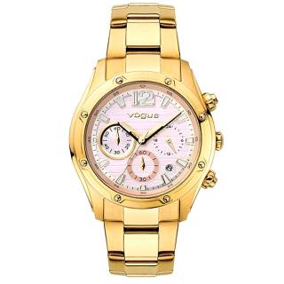 ΡΟΛΟΙ VOGUE  811841 VOGUE Arizona Chronograph Gold Stainless Steel Bracelet