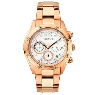 ΡΟΛΟΙ VOGUE   811851 VOGUE Arizona Chronograph Rose Gold Stainless Steel Bracelet