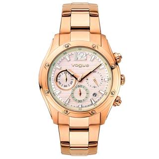 ΡΟΛΟΙ VOGUE   811852 VOGUE Arizona Chronograph Rose Gold Stainless Steel Bracelet