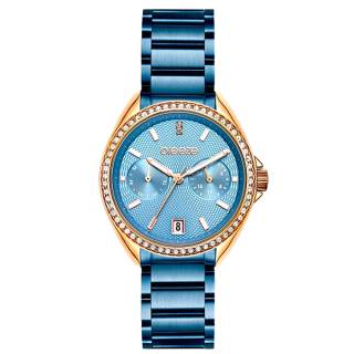 ΡΟΛΟΙ BREEZE  812161.3 BREEZE Royalisse Crystals Blue Stainless Steel Bracelet