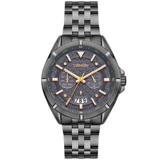 ΡΟΛΟΙ BREEZE  812472.2 BREEZE Robusto Grey Stainless Steel Bracelet