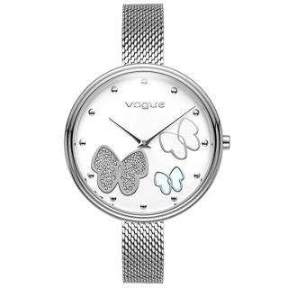 ΡΟΛΟΙ VOGUE  812482 VOGUE Papillons II Crystals Silver Stainless Steel Bracelet