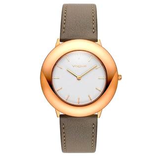 ΡΟΛΟΙ VOGUE  812781 VOGUE Orchid Brown Leather Strap