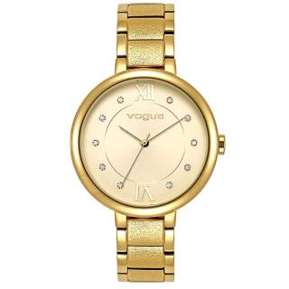 ΡΟΛΟΙ VOGUE 812941N VOGUE Perfume Crystals Gold Stainless Steel Bracelet