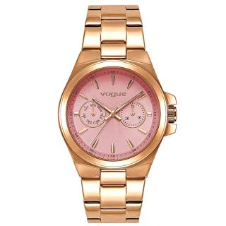 ΡΟΛΟΙ VOGUE 813152 VOGUE Geneva Rose Gold Stainless Steel Bracelet