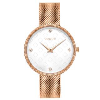 ΡΟΛΟΙ VOGUE  813851 VOGUE Jet Set Crystals Rose Gold Stainless Steel Bracelet