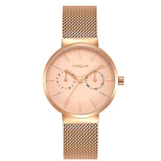 ΡΟΛΟΙ VOGUE 813953 VOGUE Domino Rose Gold Stainless Steel Bracelet