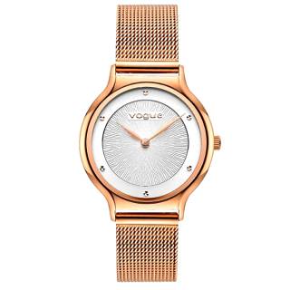 ΡΟΛΟΙ VOGUE 814551 VOGUE Crystal Rose Gold Stainless Steel Bracelet