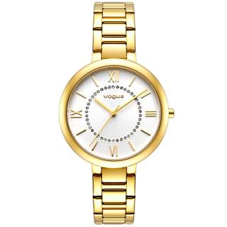 ΡΟΛΟΙ VOGUE 814643 VOGUE Mini Twist Crystal Gold Stainless Steel Bracelet