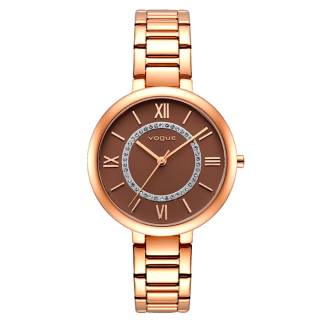 ΡΟΛΟΙ VOGUE 814653 VOGUE Mini Twist Crystals Rose Gold Stainless Steel Bracelet