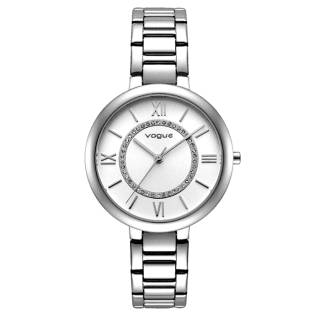 ΡΟΛΟΙ VOGUE 814681 VOGUE Mini Twist Crystals Silver Stainless Steel Bracelet