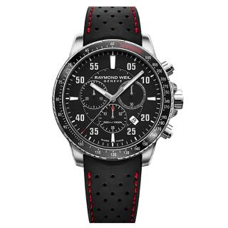 Ρολόι RAYMOND WEIL 8570-SR1-05207 RAYMOND WEIL Tango Chronograph Black Rubber Strap