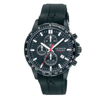 ΡΟΛΟΙ AZTORIN A058.G281 AZTORIN Sport Chronograph Black Rubber Strap