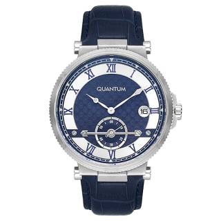 ΡΟΛΟΙ QUANTUM  ADG717.399 QUANTUM Adrenaline Blue Leather Strap